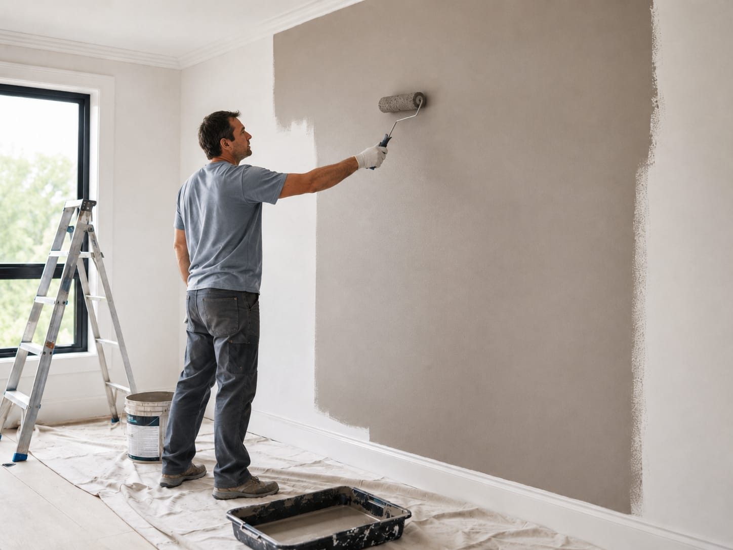 Trabajo de pintura
