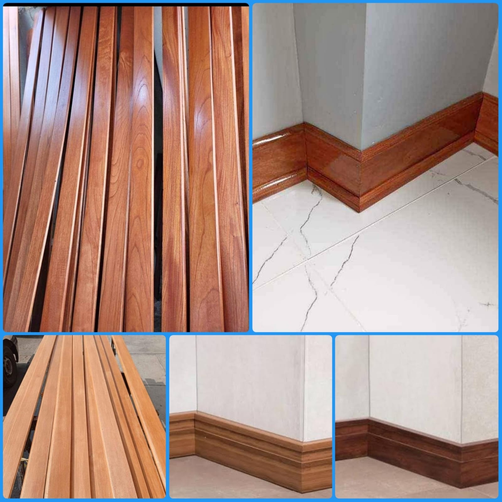 Instalación de zócalos y acabados