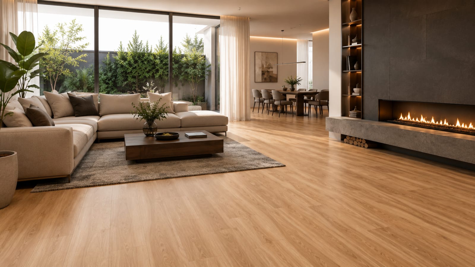 Sala con piso SPC